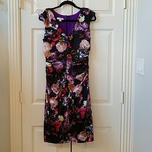 Flowery coctail dress